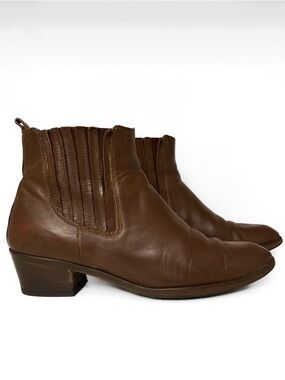 🤎 JCrew Leather Chelsea Boots in Cognac Brown 🤎